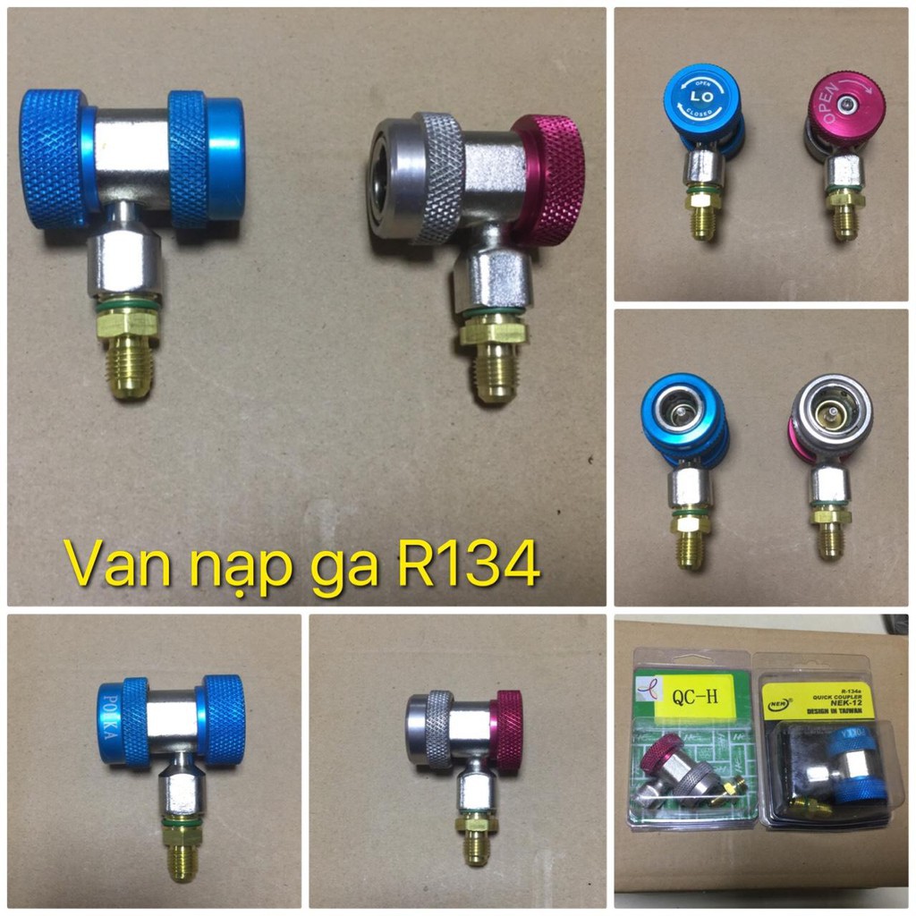 Van Nạp Gas Ô Tô 134 Cao Áp/ Hạ Áp