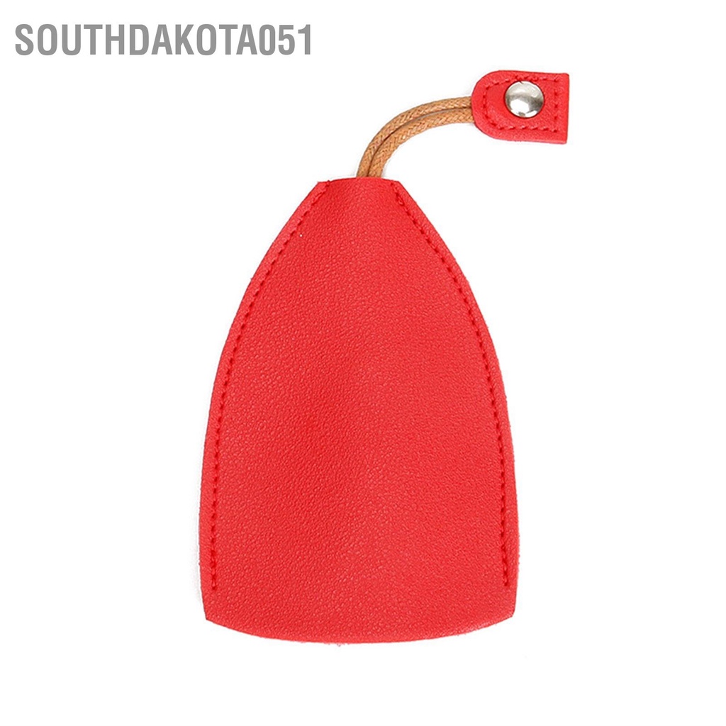 Southdakota051 Hộp đựng chìa khóa ô tô Loại kéo thời trang PU Dễ thương Chìa Fob Bảo vệ Túi