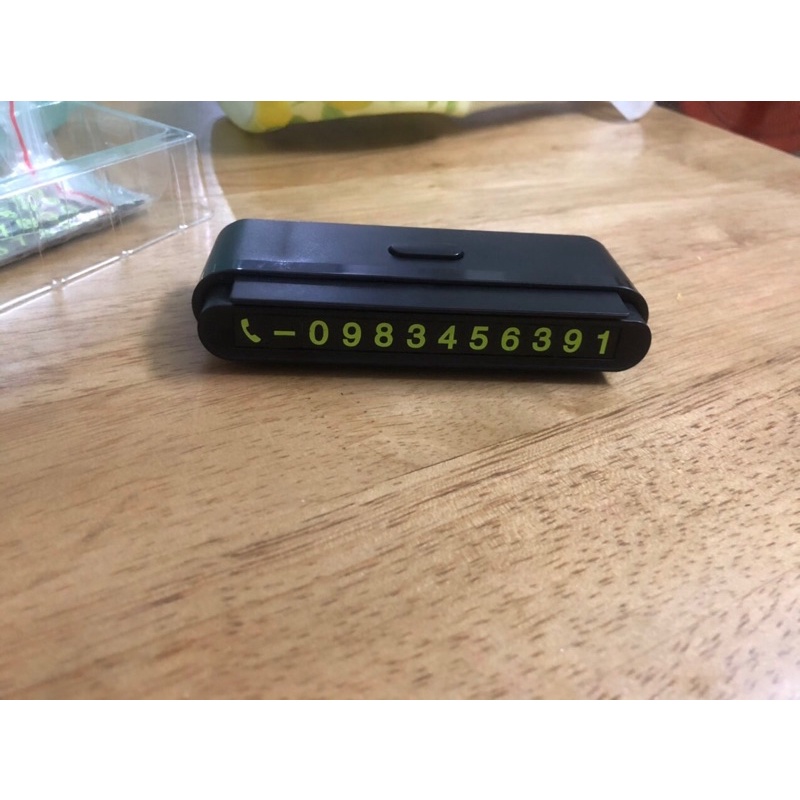 Biển báo số điện thoại trên ô tô xe hơi Hoco CPH19 | BigBuy360 - bigbuy360.vn