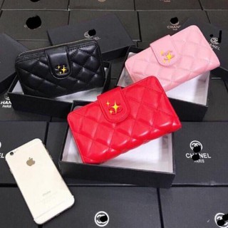 [HOT DEAL] Ví nữ trần ô 17cm siêu đẹp fullbox