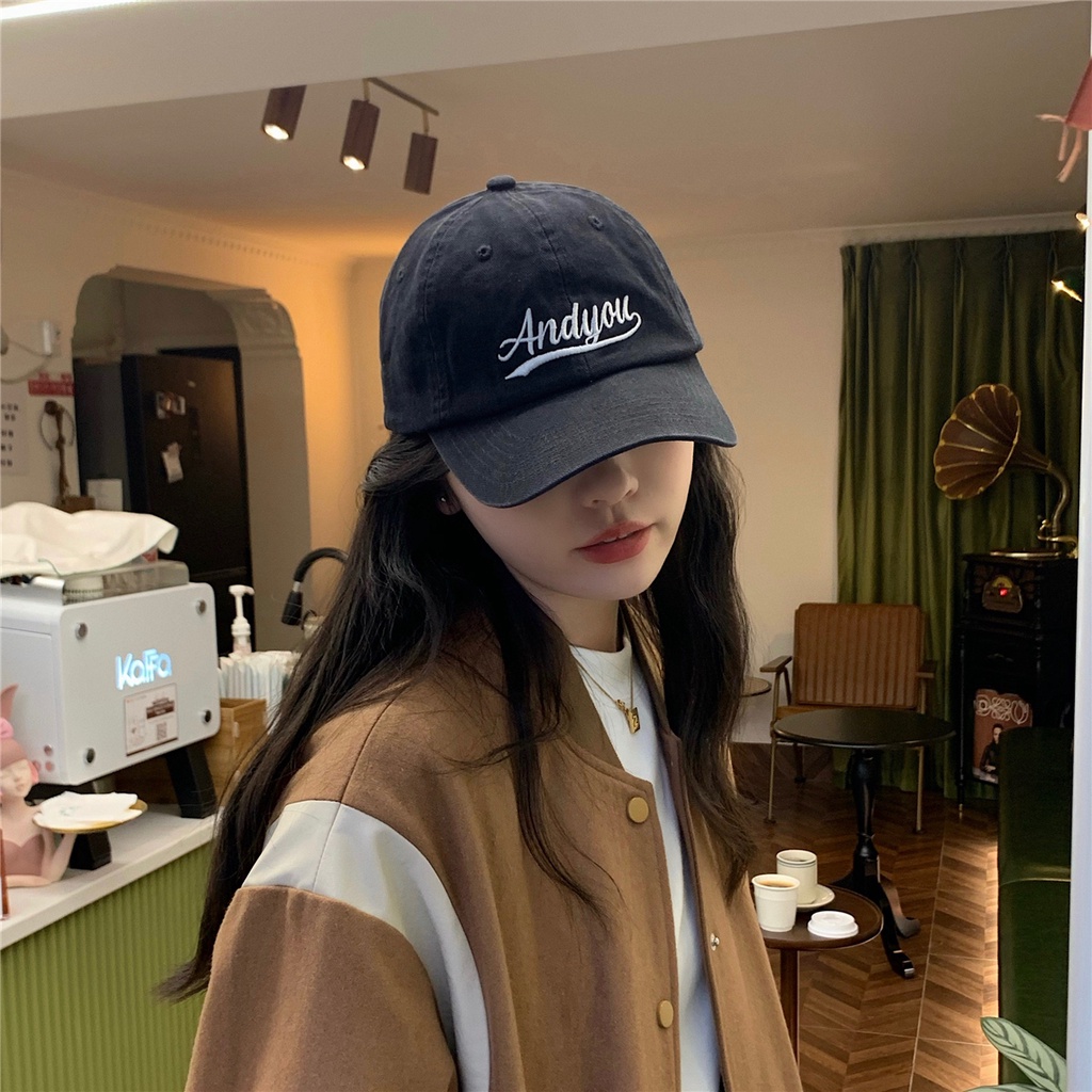 Mũ lưỡi trai MG STUDIO thêu chữ Andyou thời trang