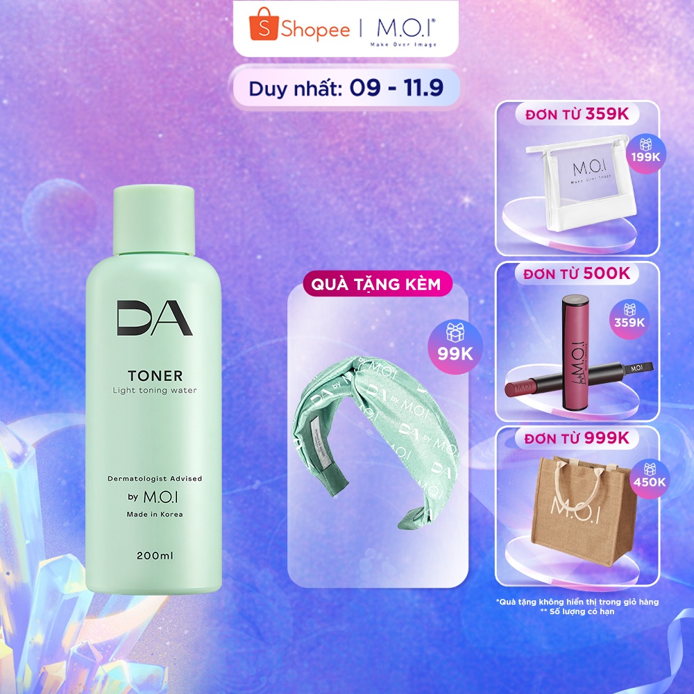 Nước thần 5 trong 1 - Toner DA BY M.O.I 200ml làm sáng, cấp ẩm sâu phù hợp mọi loại da