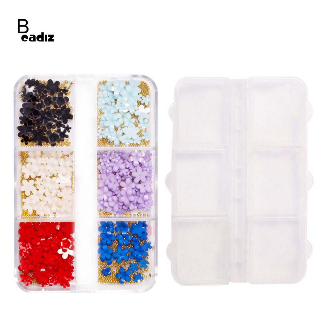 Phụ Kiện Trang Trí Móng Tay Hình Hoa 3D Xinh Xắn