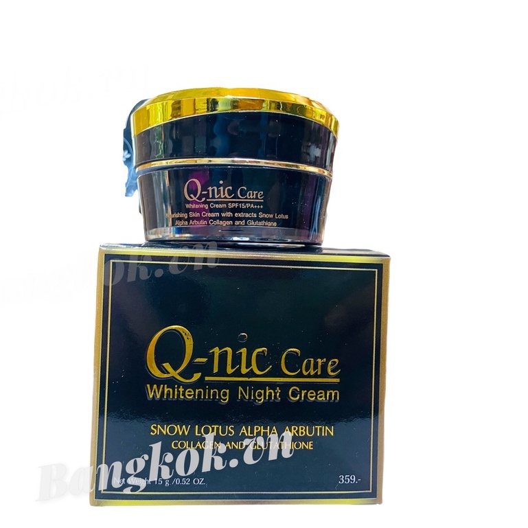 01 Hủ Kem Dưỡng Da Ban Đêm  Q-nic Care Whitening Night Cream  - an 15gram