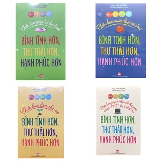 Sách - Combo Bình tĩnh rèn con - Bình tĩnh hơn, thư thái hơn, hạnh phúc hơn