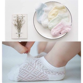 1 đôi tất lưới mùa hè thông thoáng cho bé/nhiều mẫu