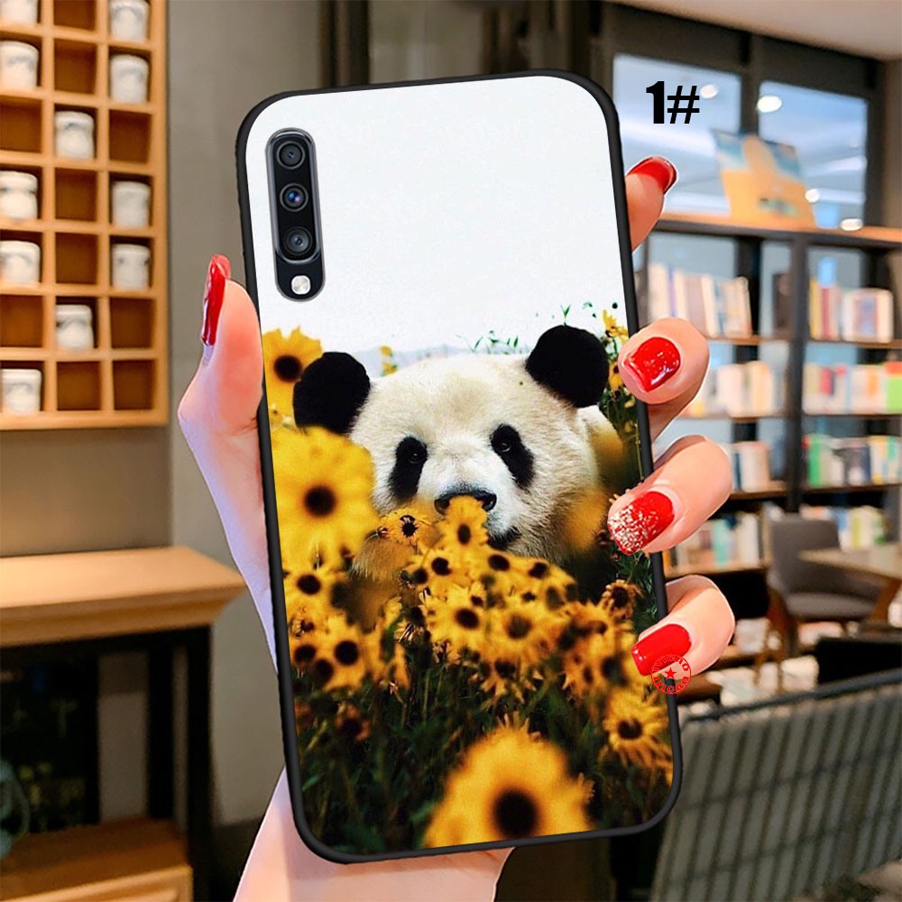 Ốp Điện Thoại Dẻo Họa Tiết Gấu Trúc Dễ Thương Cho samsung galaxy m02 a02 a03s a6 a7 a8 a9 a10 a10s plus M41