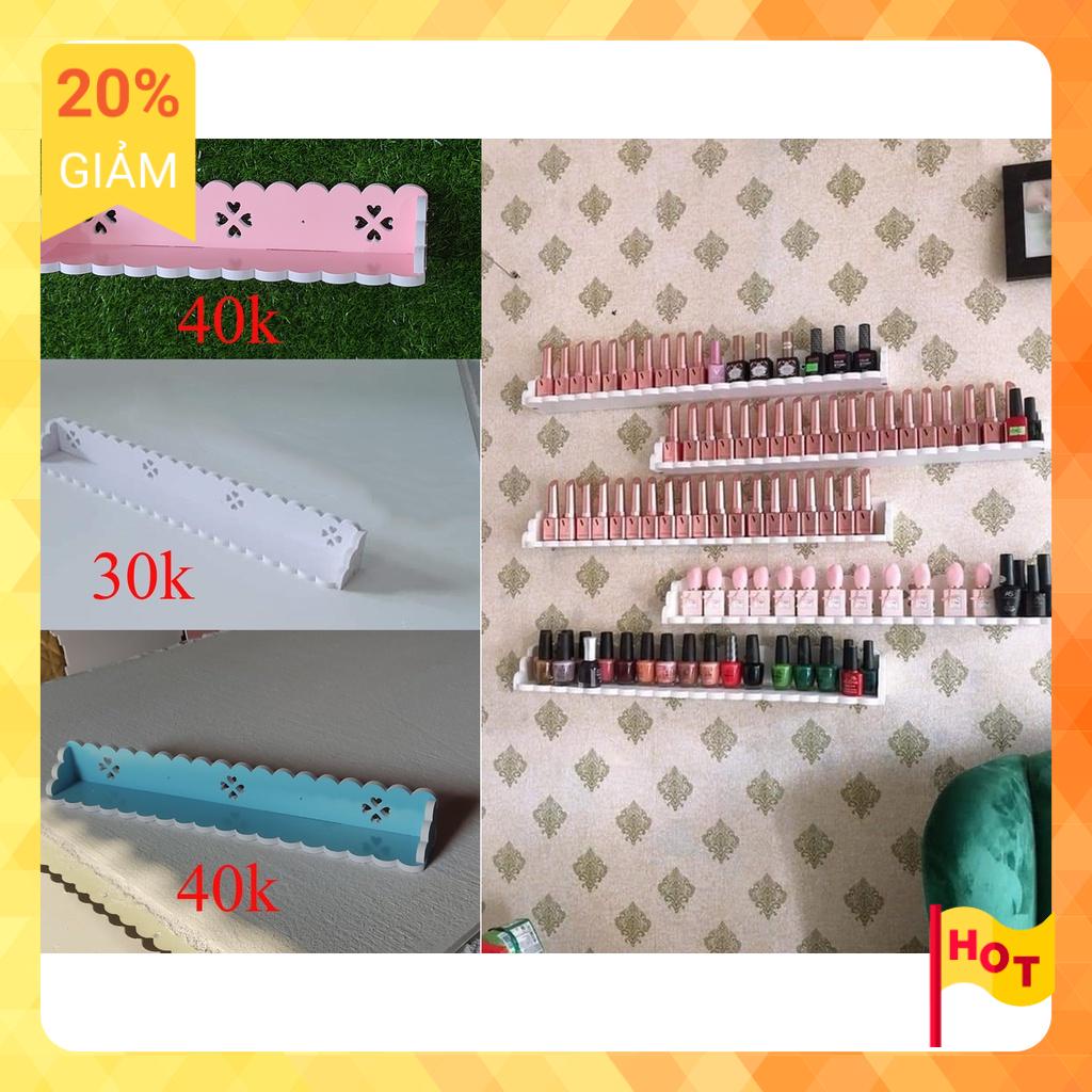thanh đựng sơn Nail treo tường hình trái tim