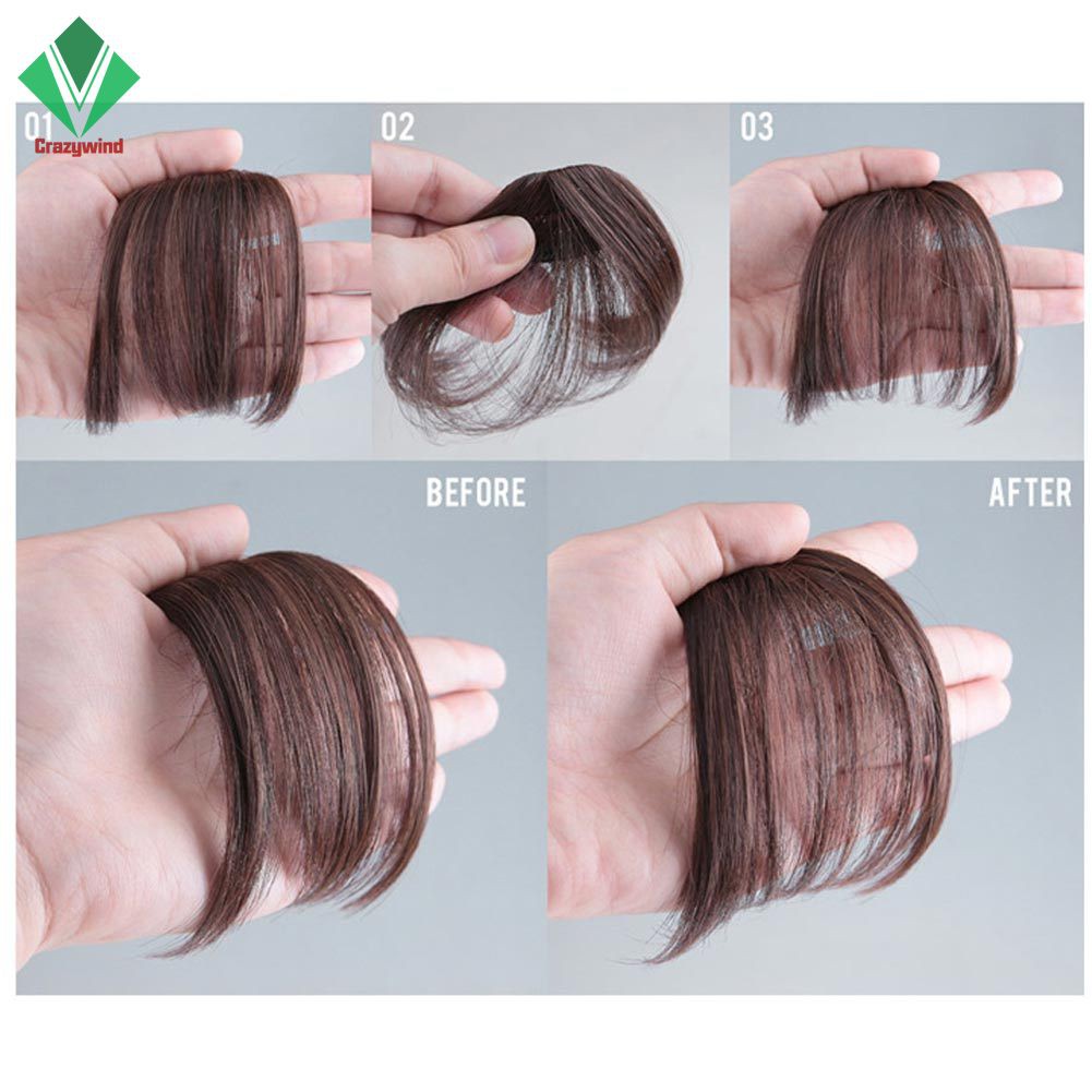 Tóc mái giả kiểu mái ngố thời trang nữ