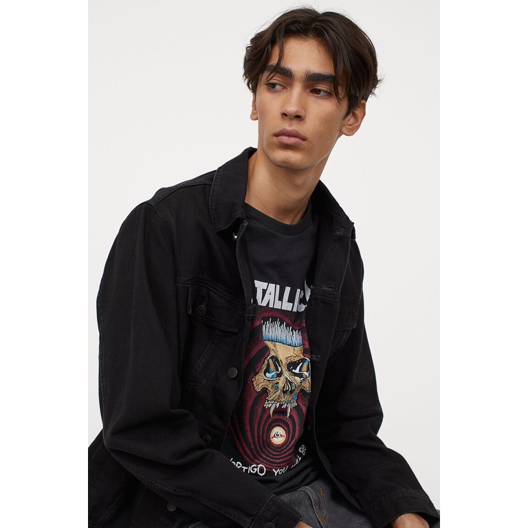 Áo Thun H&M Metallic sẵn size XS M á