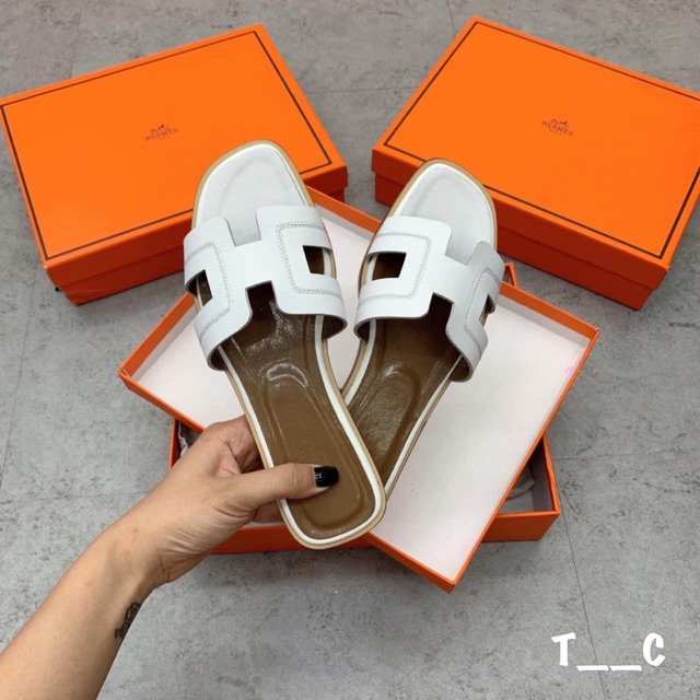 Dép lê hm viền chỉ cao cấp 3 màu