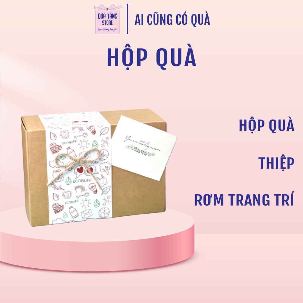 Hộp Quà 20/10 quà Sinh nhật kèm Thiệp Hộp quà tặng đẹp