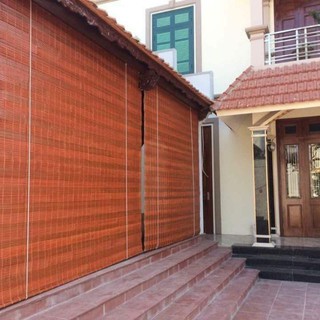 Mành tre trúc sơn đỏ giá rẻ kích thước 2 x 2