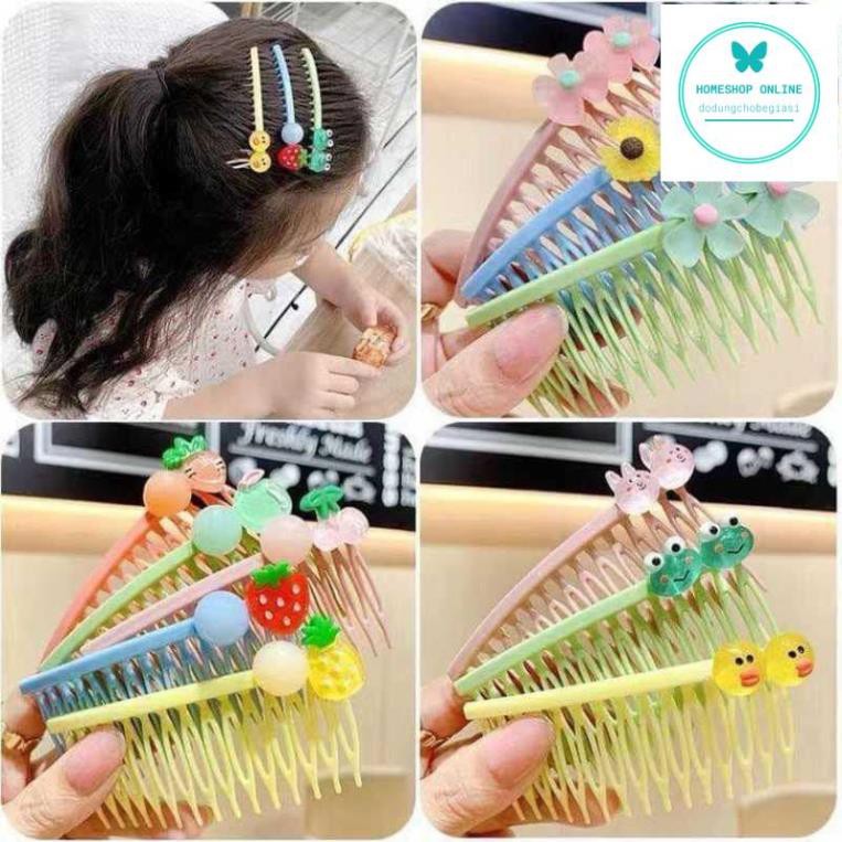 Xược tóc mái cho bé gái siêu xinh Xược kẹp tóc mái cho bé gọn gàng mát mẻ tiện lợi