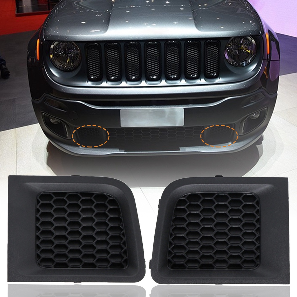 Lưới Tản Nhiệt Trước / Phải Bằng PU Chống Trầy Chuyên Dụng Cho Xe Hơi Jeep Renegade 2015-2017 5XB62LXHAA 5XB63LXHAA