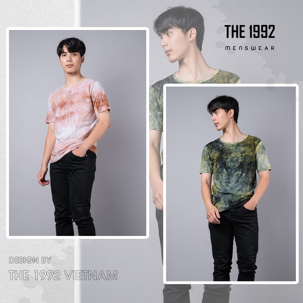 Áo phông loang cotton Áo thun phối màu THE 1992 | BigBuy360 - bigbuy360.vn