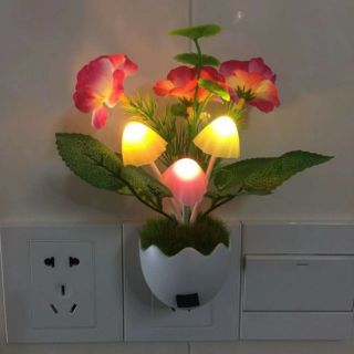 ĐÈN NGỦ LẤM HOA (kiểu mới) CẢM ỨNG TỰ ĐỘNG SÁNG KHI TRỜI TỐI