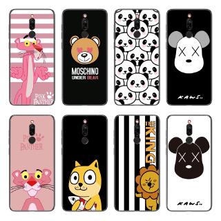 Ốp điện thoại TPU mềm in hình gấu sư tử dễ thương cho Xiaomi Redmi 8 / 8A / Note 8 Pro / Mi 9 Pro 5G