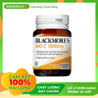 Blackmores Viên Uống Bổ Sung Vitamin C Bio C 1000mg 31 Viên