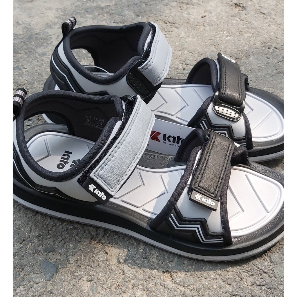 Giày Sandal Bé Trai Thái Lan Kito AC5B - Xám