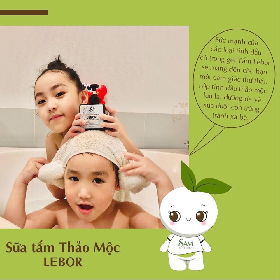 Sam Natural - Sữa tắm tinh chất tràm trà chống cảm