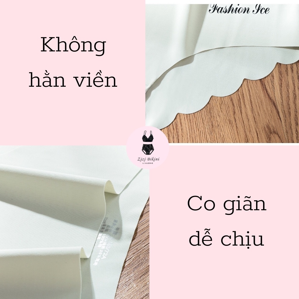 Quần lót nữ su đúc viền sóng chữ không đường may chất su đúc mát mịn không hằn viền ZjZj bikini Q012 | BigBuy360 - bigbuy360.vn