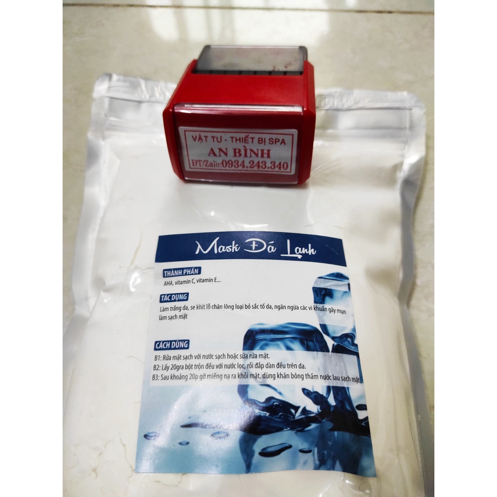 (Q1-HCM) Bột Mask Dẻo Đắp Mặt Chuyên Dùng Tại Spa - Bột Năng Lượng - Bạc Hà - Nạ Vàng 24k
