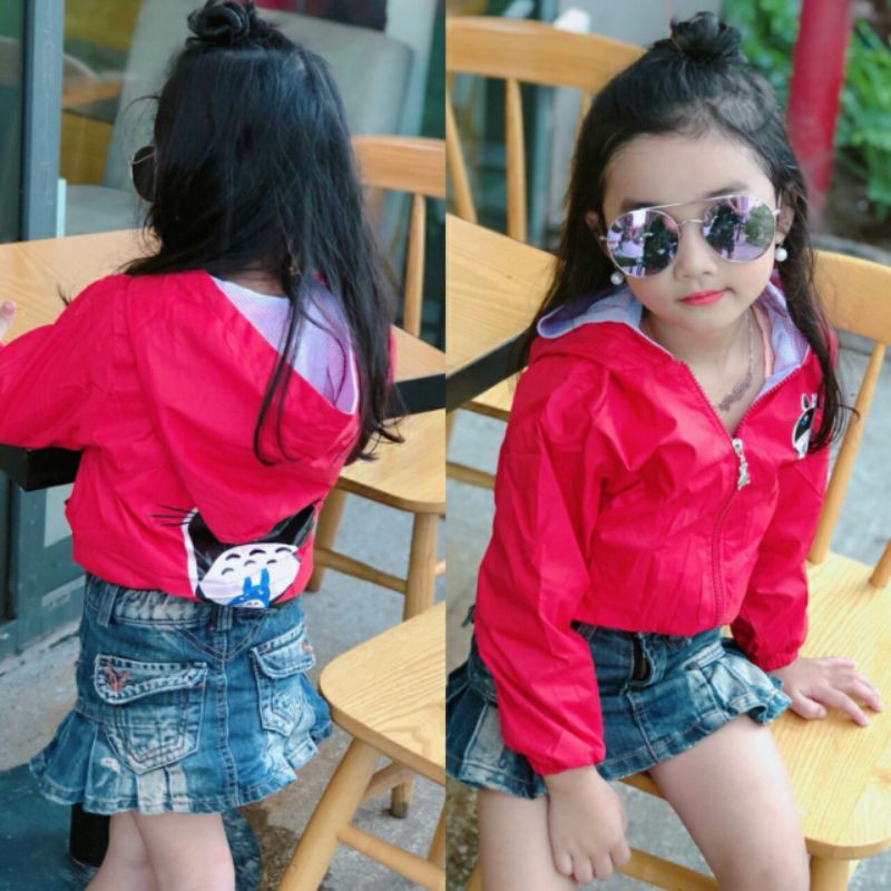 Áo gió cho bé trai/ bé gái 2 lớp