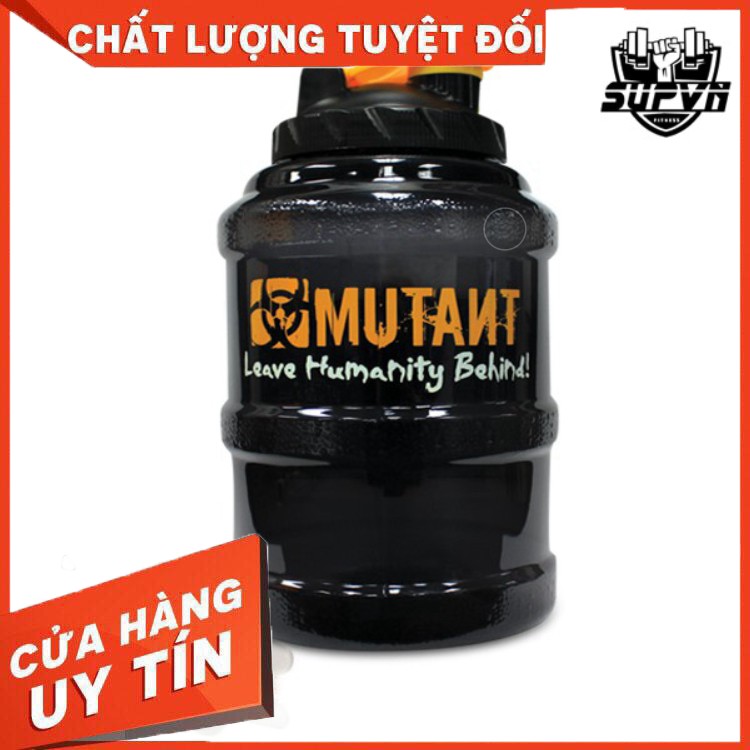 Bình nước tập gym 2.5 lít - Shaker Mutant chính hãng - Water bottle 2,5l - Hàng nhập khẩu