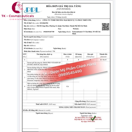 Serum Cấp Ẩm, Phục Hồi Da - SMAS / S MAS Pro Vitamin B5 Hydra Serum - 120ml