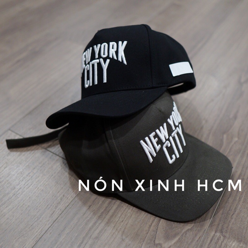 Nón trucker dòng Aframe logo thêu 3D NewYorkCity - Chất vải loại 1- rất đẹp - [HÌNH THẬT]