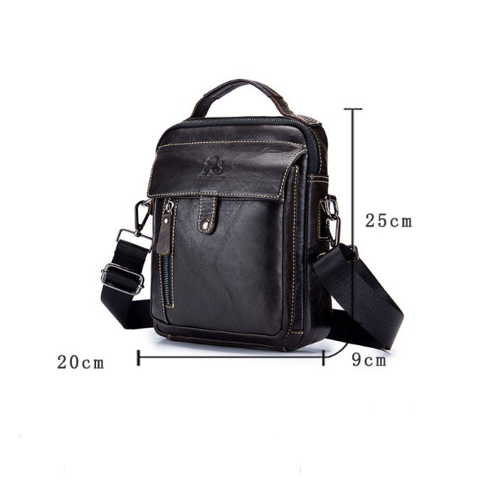 Túi đeo chéo da bò phong cách thể thao khỏe khoắn - TDC02 | BigBuy360 - bigbuy360.vn