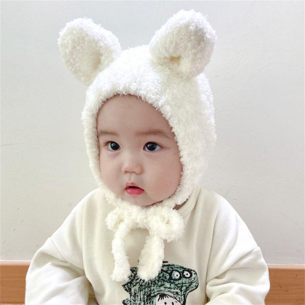 Mũ Beanie Mềm Mại Bảo Vệ Tai Cho Bé