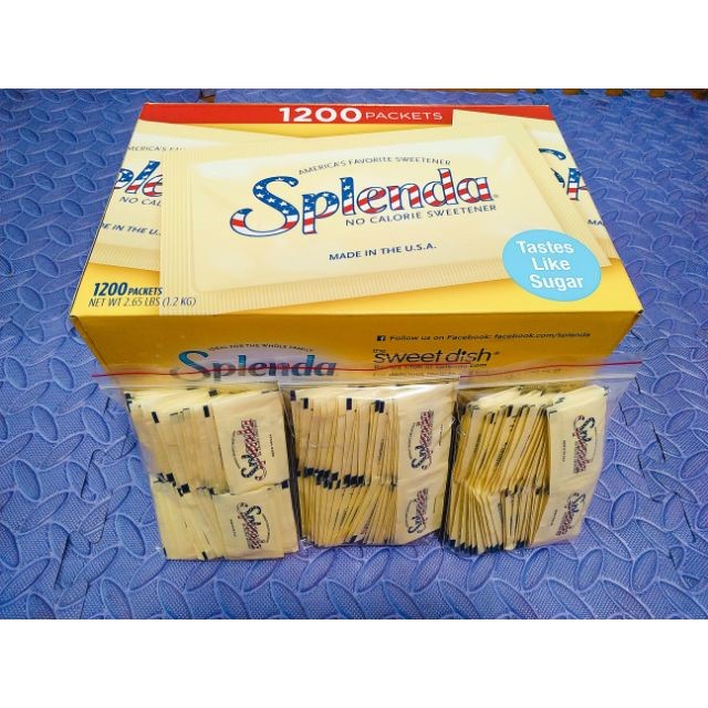 Đường ăn kiêng Splenda tách lẻ - dành cho người tiểu đường, ăn kiêng, DAS, Sweetener Sugar Replacement