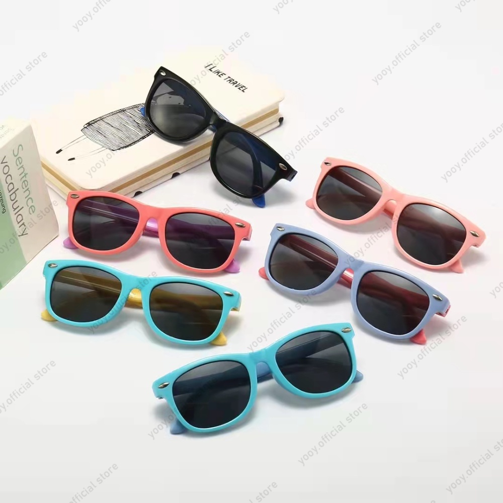 Kính mát phân cực chống tia UV400 kiểu dáng thời trang cho bé