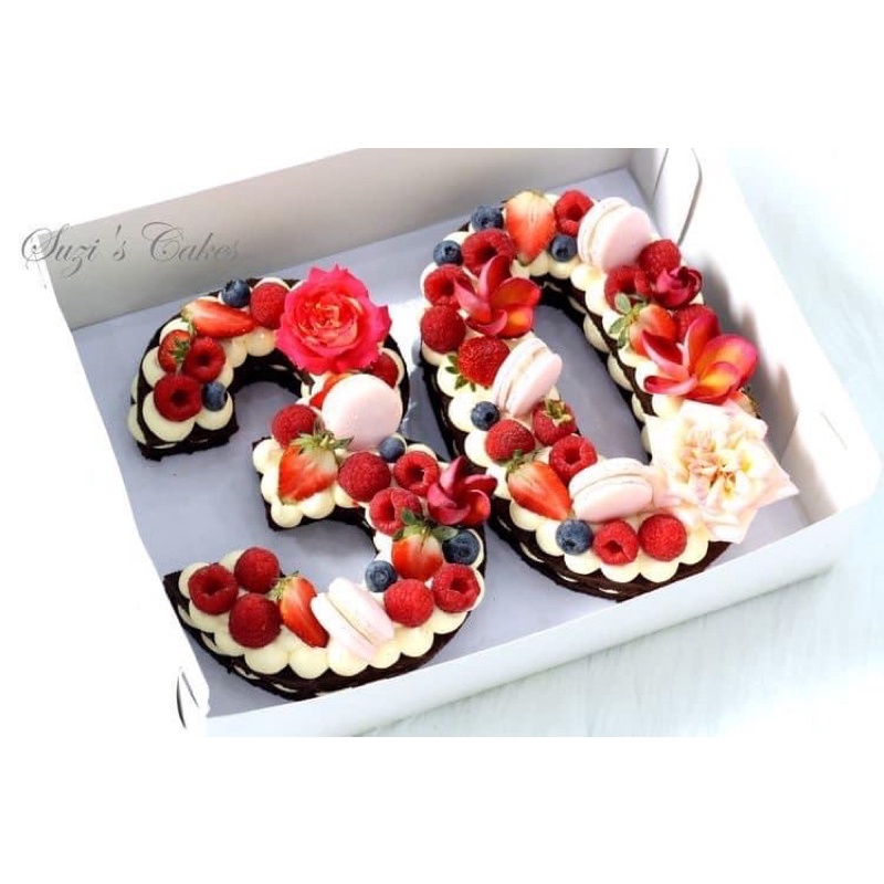 Bộ khung cắt số bánh sinh nhật từ 0-9