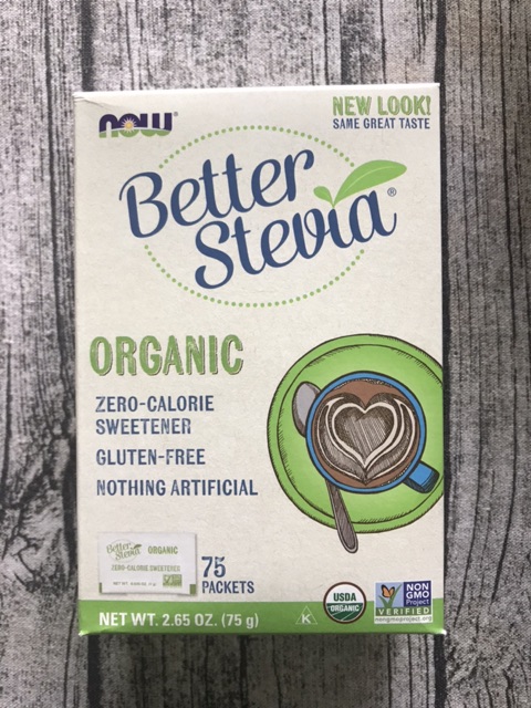 Đường cỏ ngọt hữu cơ dạng bột NOW Foods Better stevia