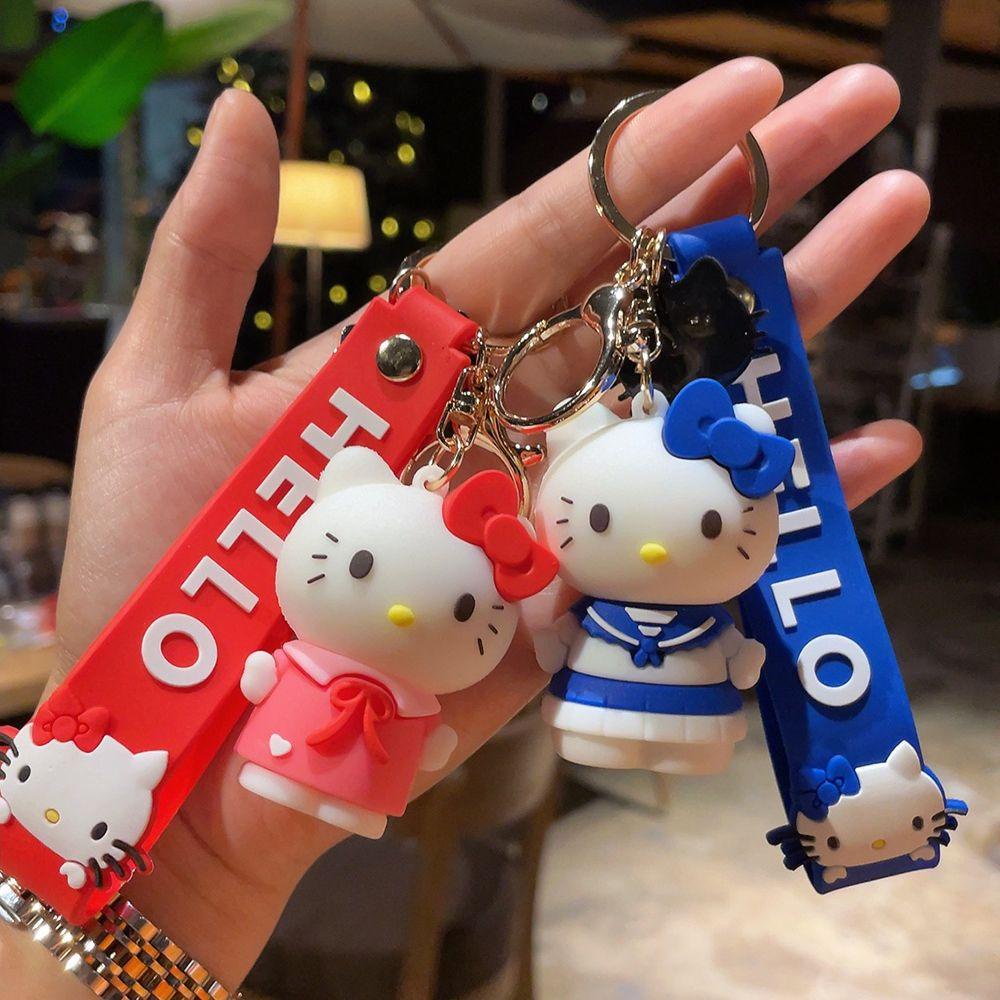 Móc Chìa Khóa Xe Hơi Di Động REBUY1 Hình Mèo May Mắn