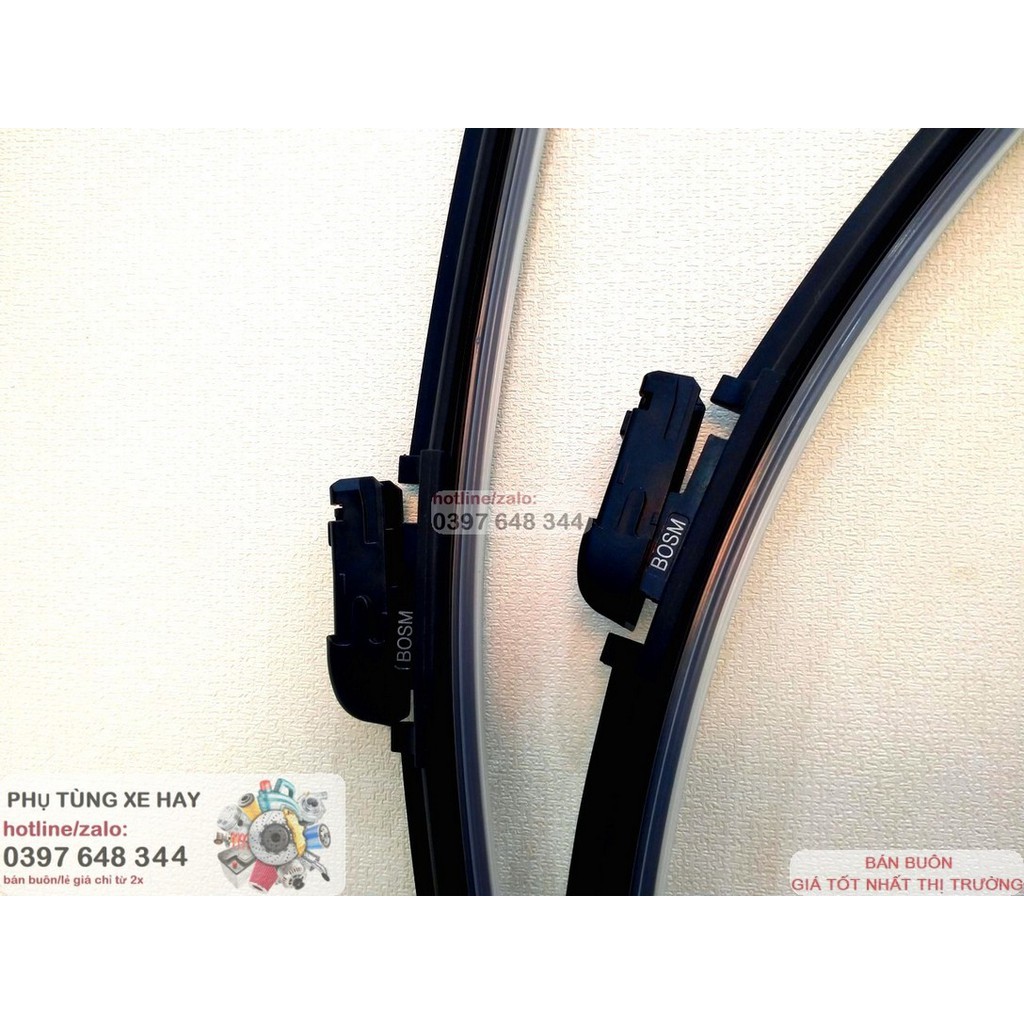 02 Gạt mưa 🌕 silicon 🌕 Ford Ranger ' XLS ' XLT ' Wildtrak ' Raptor  từ 2013 - nay, Everest 2016  nay- Hãng BOSM  DOLY