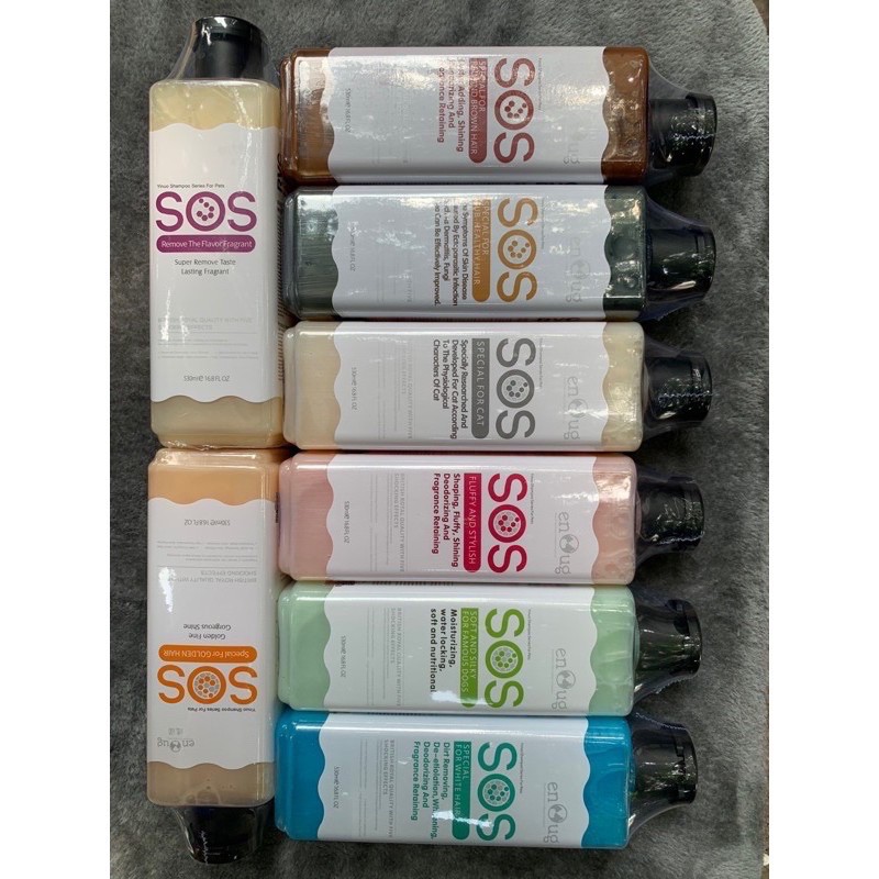 Sữa tắm SOS 530ml cho chó mèo ( rách nilon)