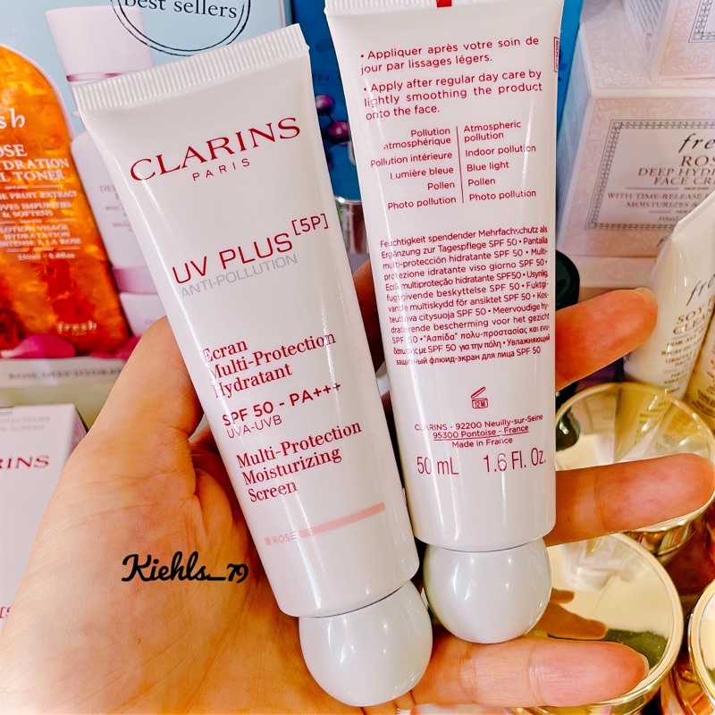 KEM CHỐNG NẮNG CLARINS UV PLUS ROSY GLOW FULLSIZE FULLBOX 50ml