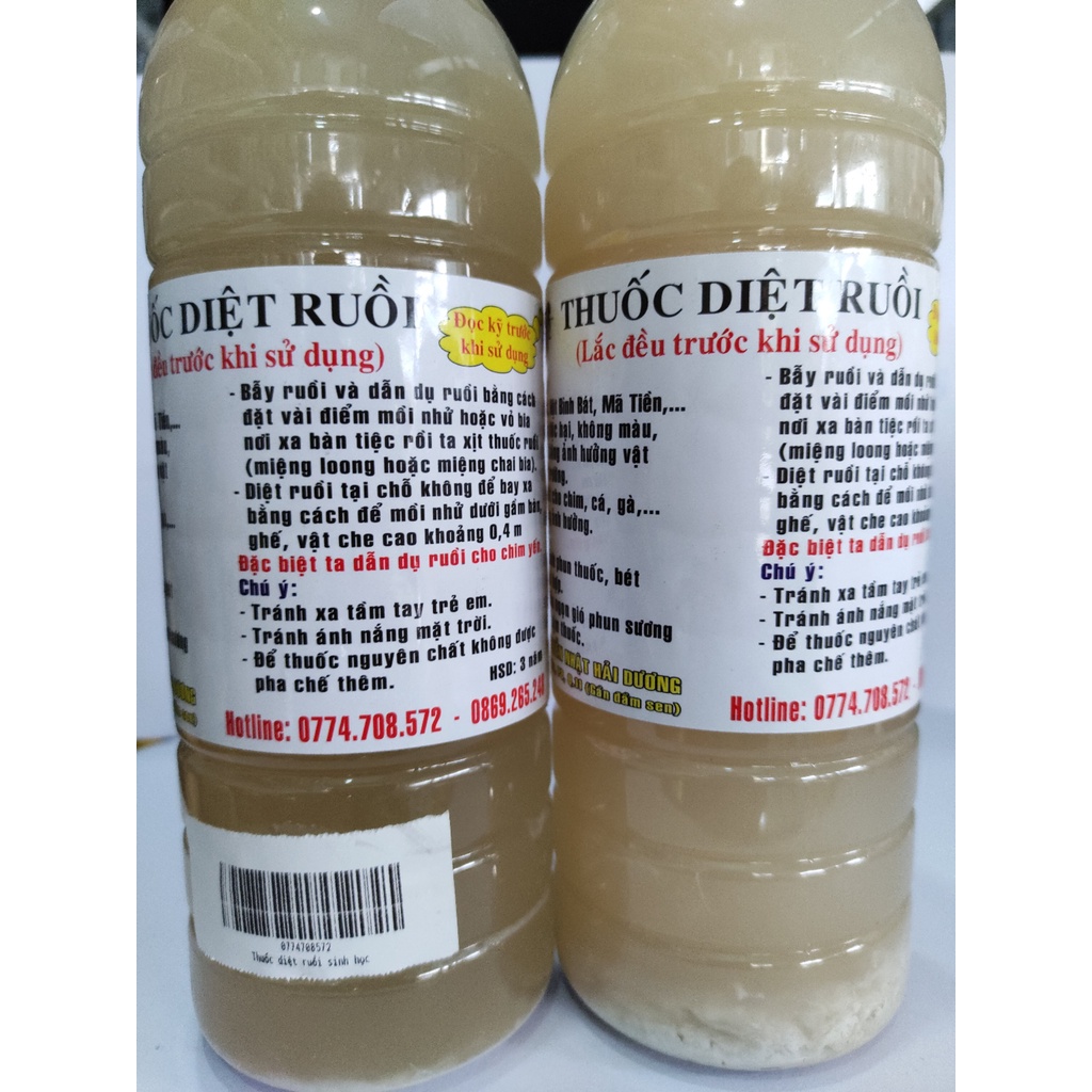 DIET RUOI SINH HOC 1 LÍT