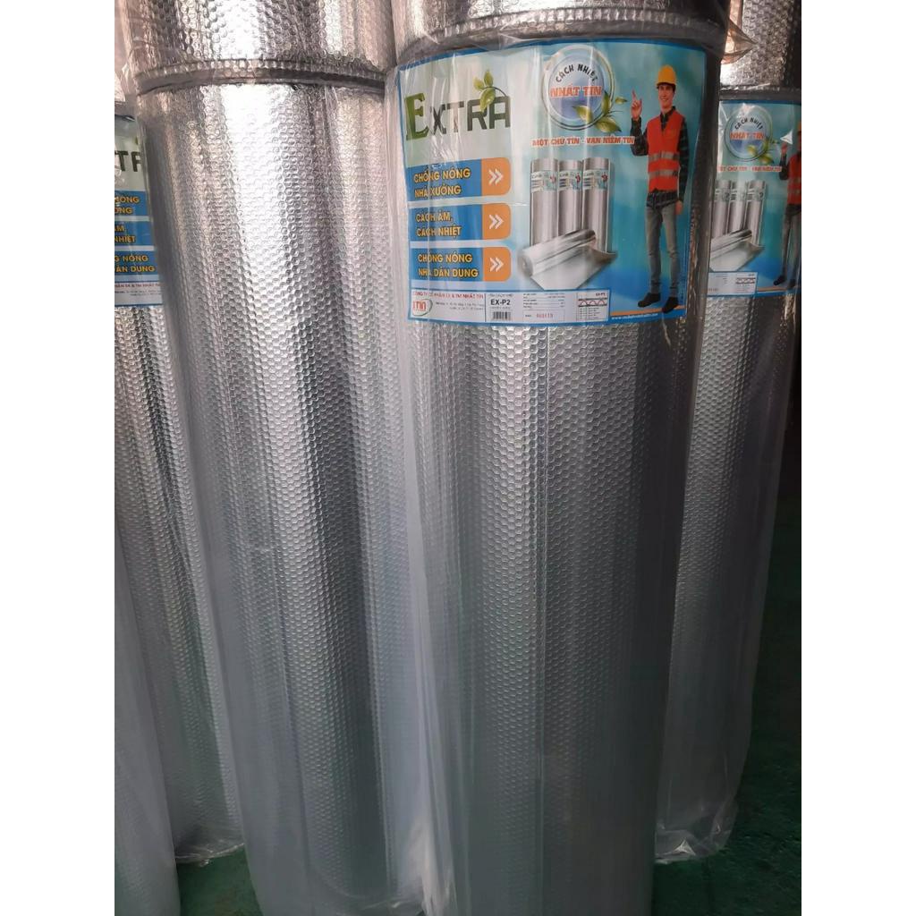 Tấm Cách Nhiệt  - Cách Nhiệt Mái Tôn Khổ 1m55 có 2 mặt bạc chống nóng.