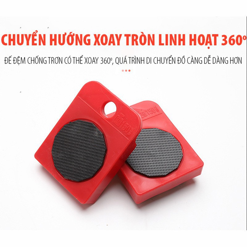 [ 𝐒𝐈𝐄̂𝐔 𝐒𝐀𝐋𝐄] Bộ dụng cụ nâng và di chuyển đồ đạc thông minh - Nâng và di chuyển đa năng dễ sử dụng