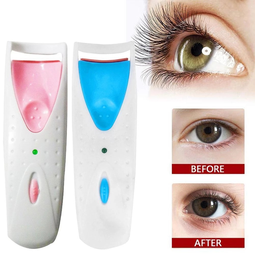 1 Dụng Cụ Uốn Lông Mi Bằng Nhiệt Điện Màu Sắc Ngẫu Nhiên