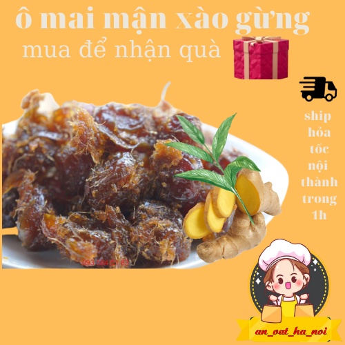 Ô Mai Mận Khía Xào Gừng loại 1bổ sung viamin C tốt cho sức khỏe