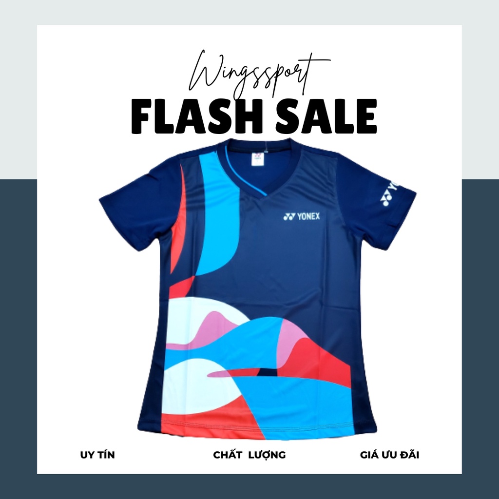 Áo Cầu Lông Yonex Chuyên Nghiệp 2022 Dành Cho Nam Và Nữ Sử Dụng Trong Tập Luyện Và Thi Đấu Cầu Lông Mã WA28 màu xanh đen