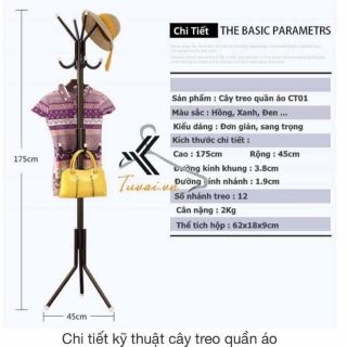 Cây treo quần áo nhỏ gọn tiện lợi