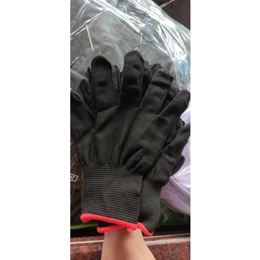 12 đôi gang tay bảo hộ sợi mút, bao tay bảo hộ vải