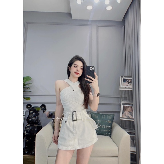 ÁO XỐP CỔ YẾM CHÉO SEXY CHẤT XỐP DÀY DẶN CO GIÃN TỐT LOẠI ĐẸP SM12883